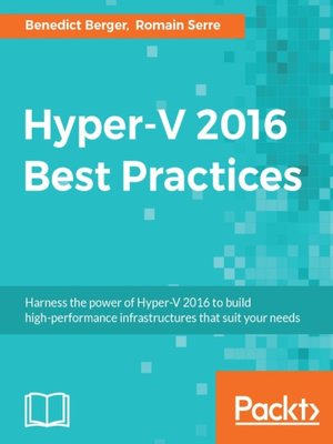 cover image of Hyper-V 2016 Best Practices